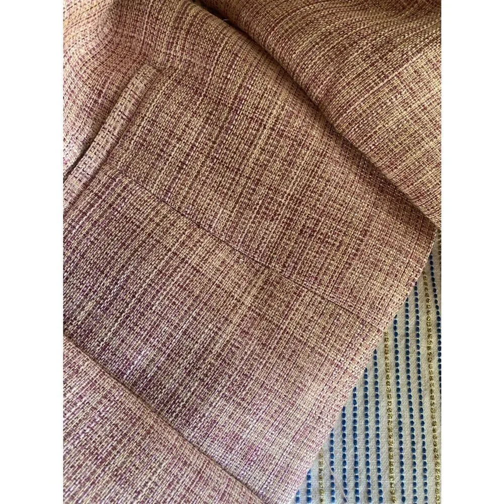 MAJORELLE Blush Pink Tweed Blazer Jacket Sparkle Sz XS